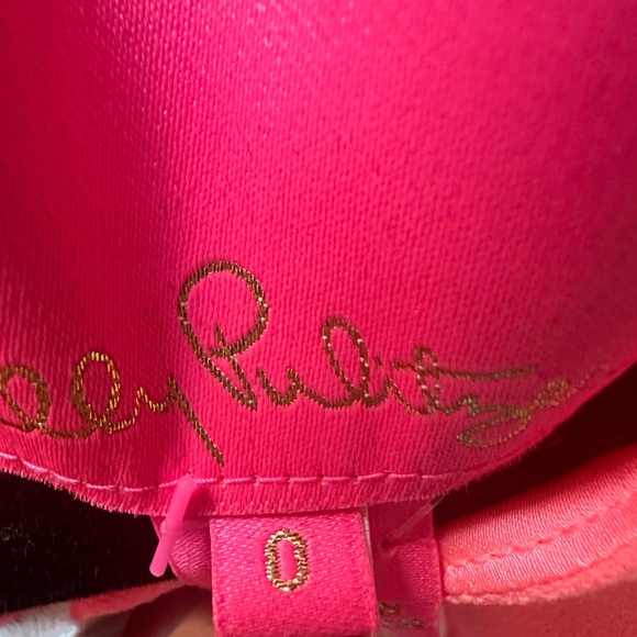 NWT Lilly Pulitzer Pearl Romper in Lilly’s Coral Size 0 - Picture 8 of 13